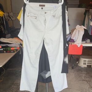 Judy Blue Men's Cream Bootcut Jeans